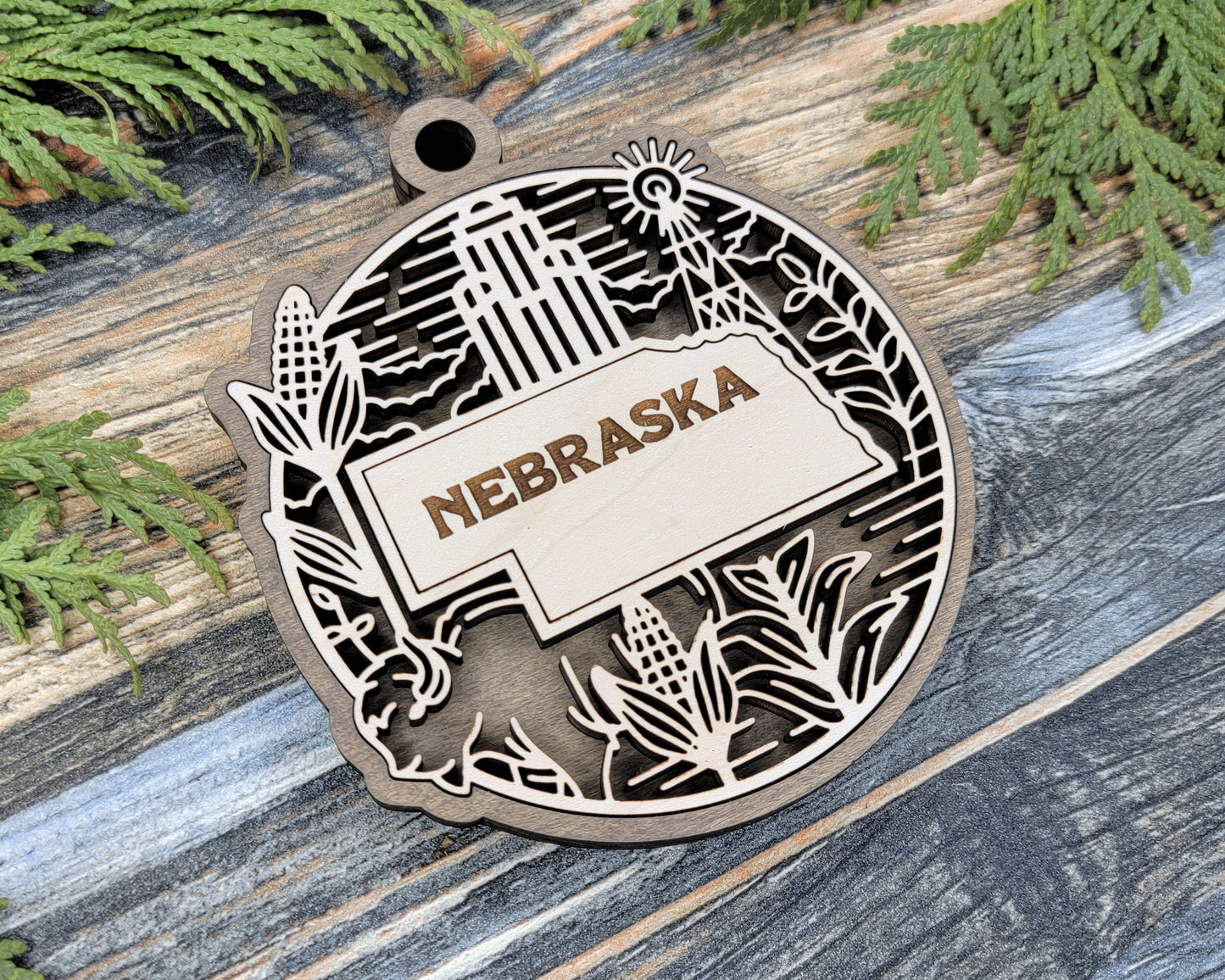 Nebraska State Heritage Ornament