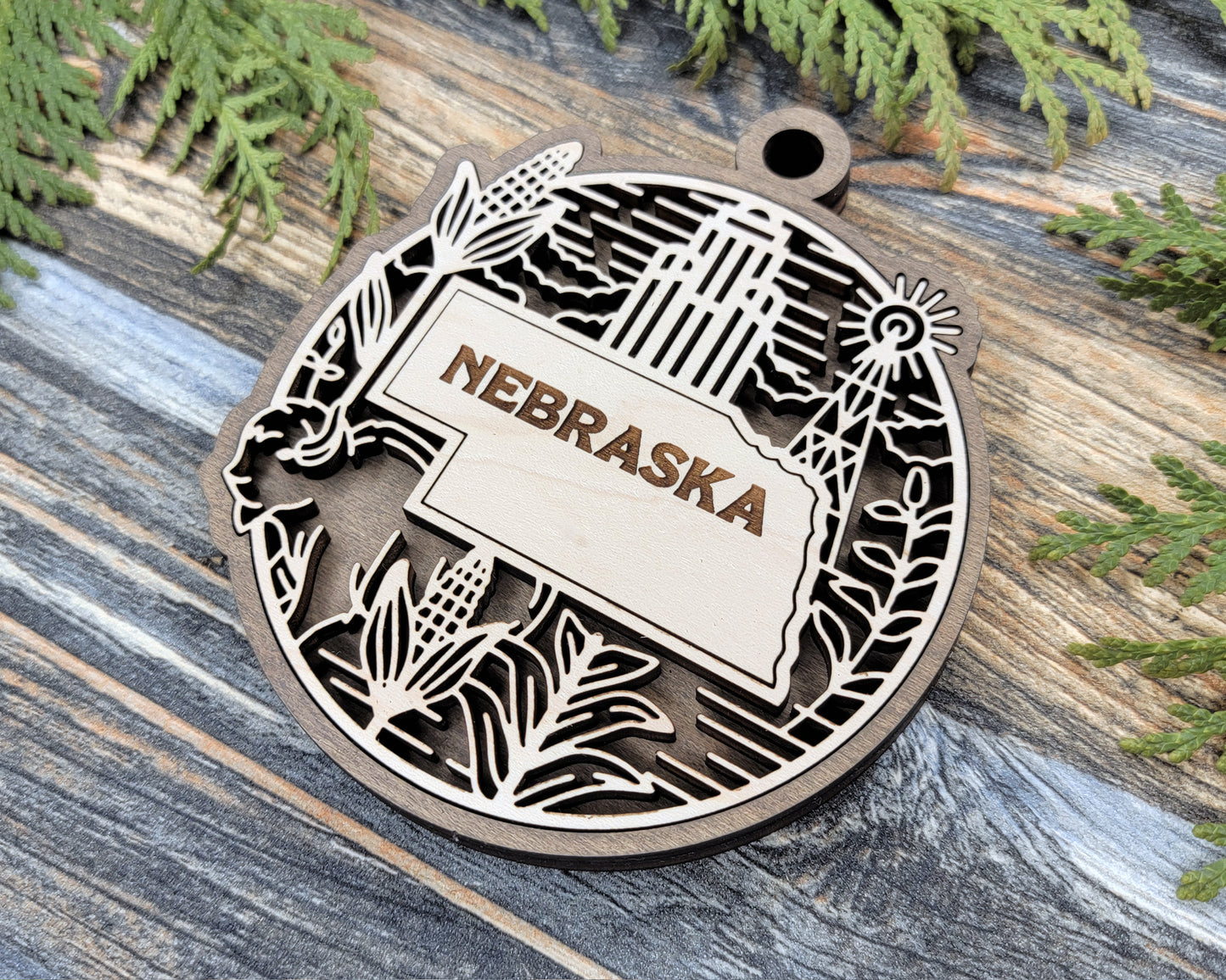 Nebraska State Heritage Ornament