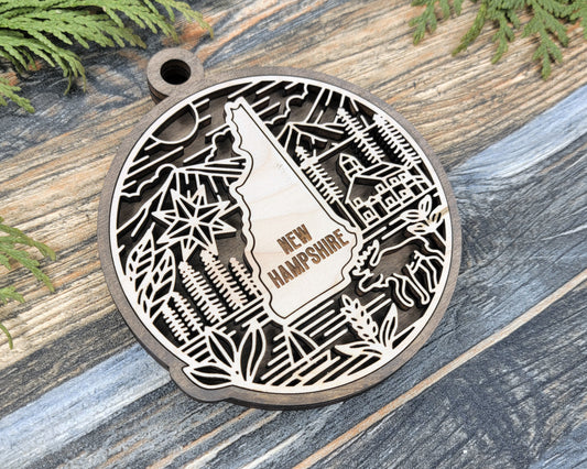 New Hampshire State Heritage Ornament