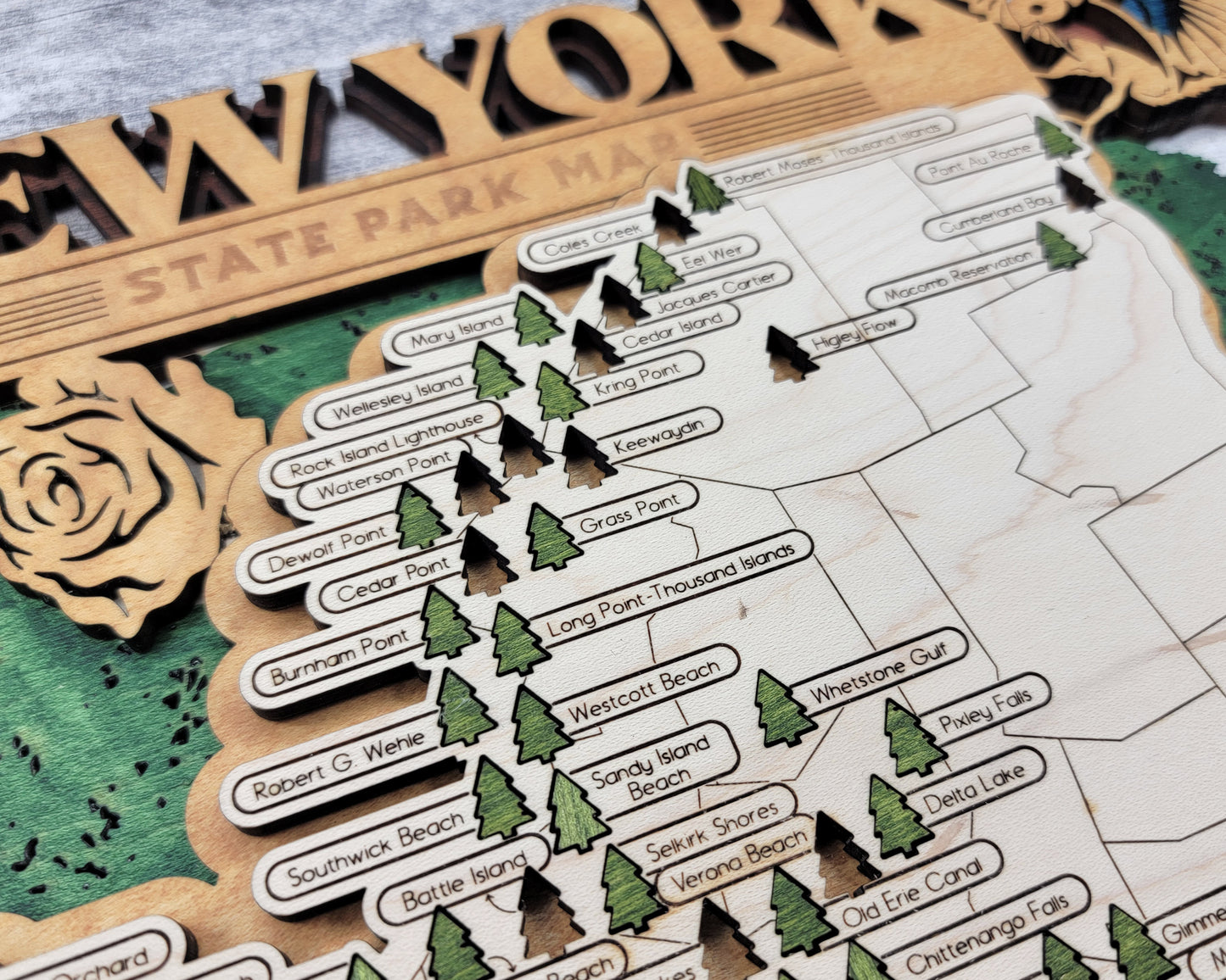 New York State Park Map