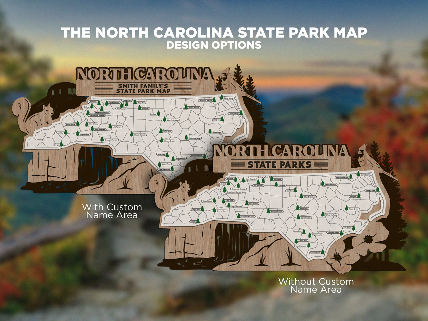 North Carolina State Park Map