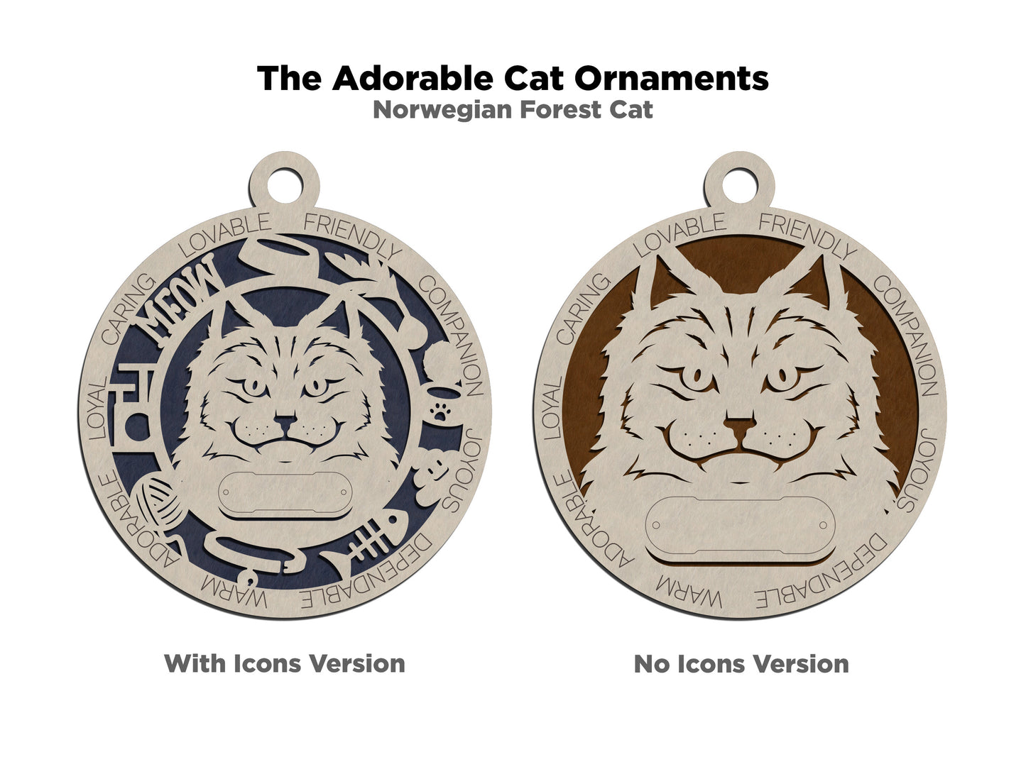 Norwegian Forest Cat Ornament