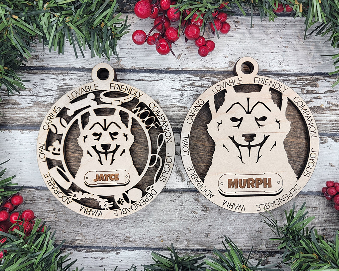 Adorable Dog Ornaments Pack 3