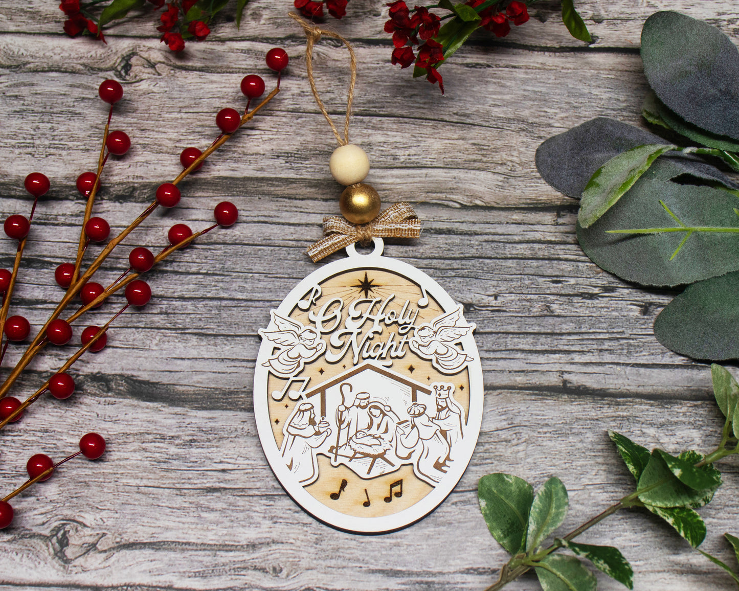 O Holy Night Classic Christian Carol Ornament