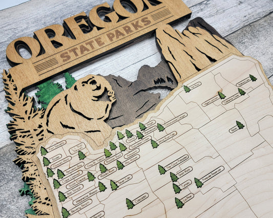 Oregon State Park Map