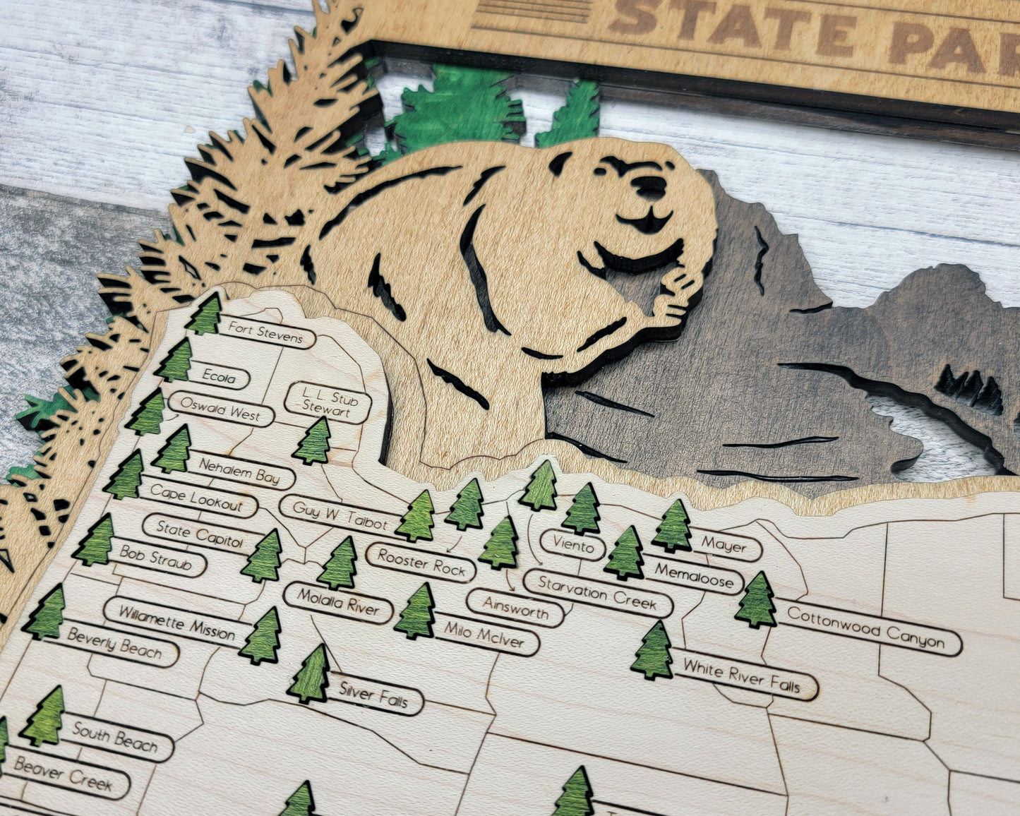 Oregon State Park Map