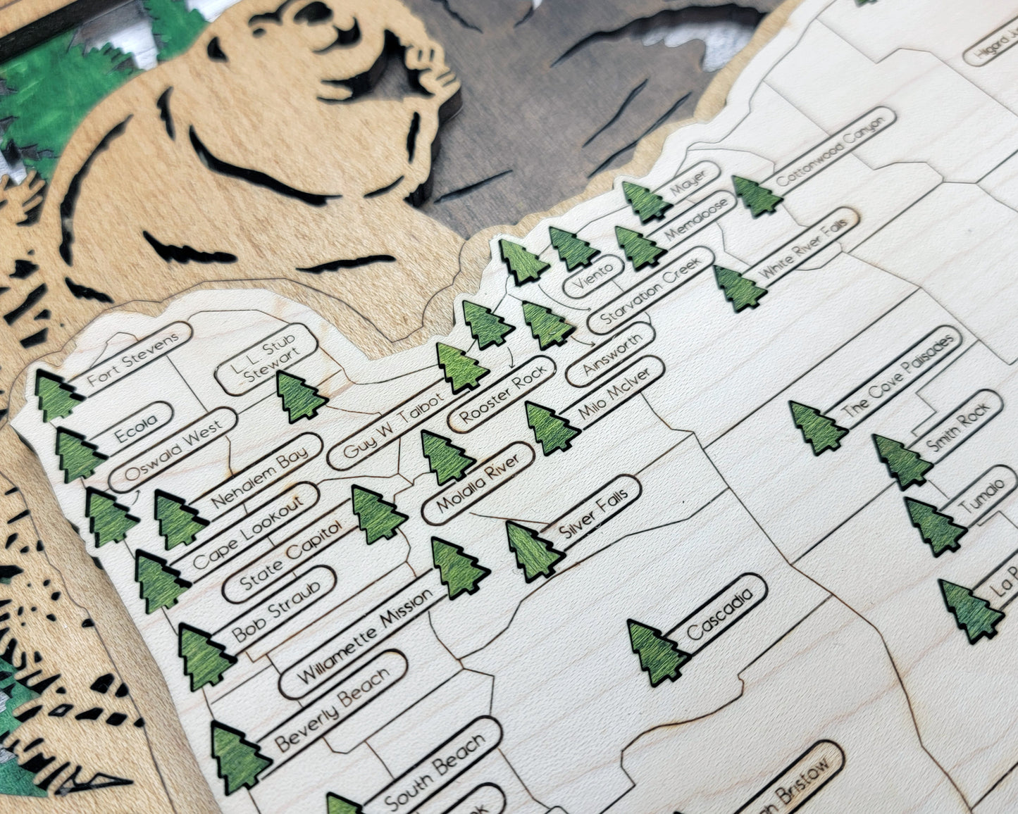 Oregon State Park Map