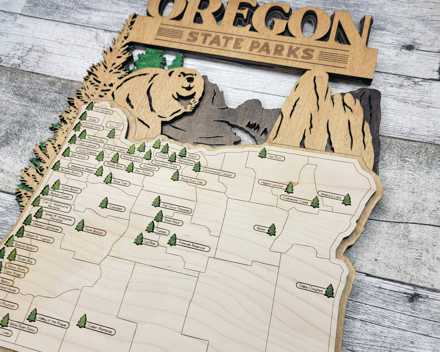Oregon State Park Map