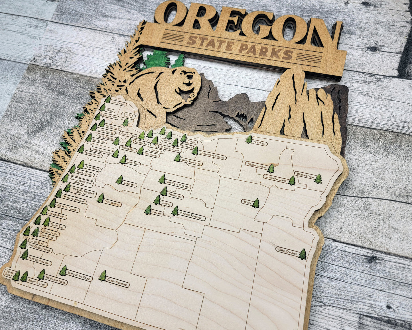 Oregon State Park Map