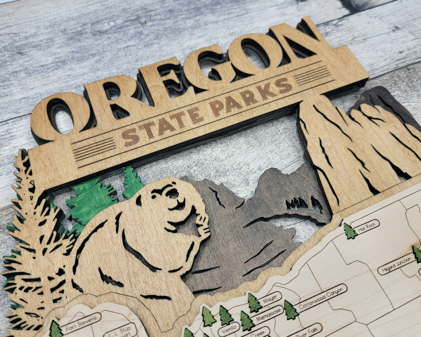 Oregon State Park Map