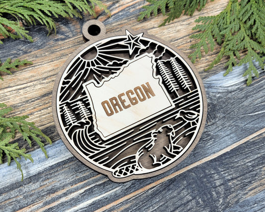 Oregon State Heritage Ornament