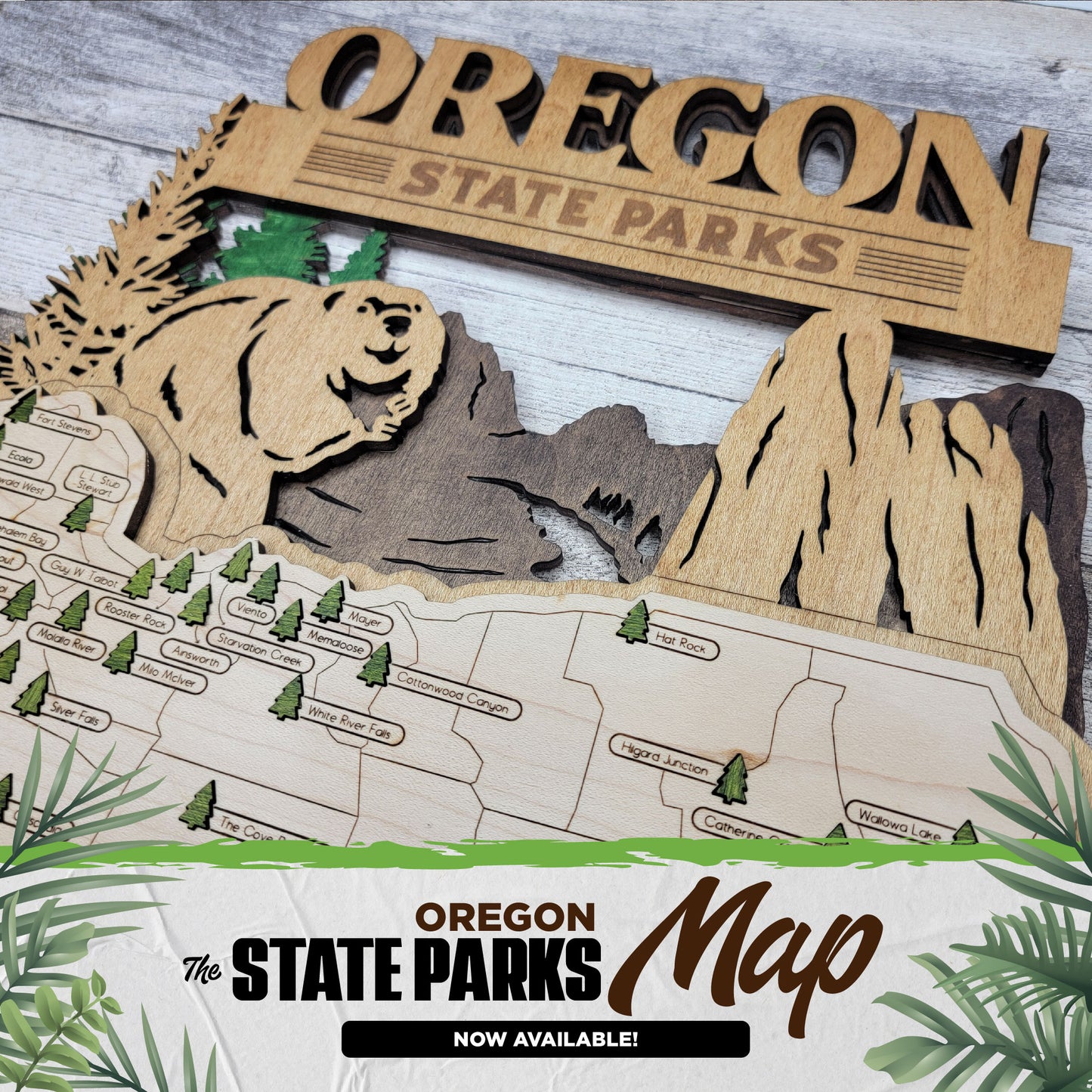 Oregon State Park Map