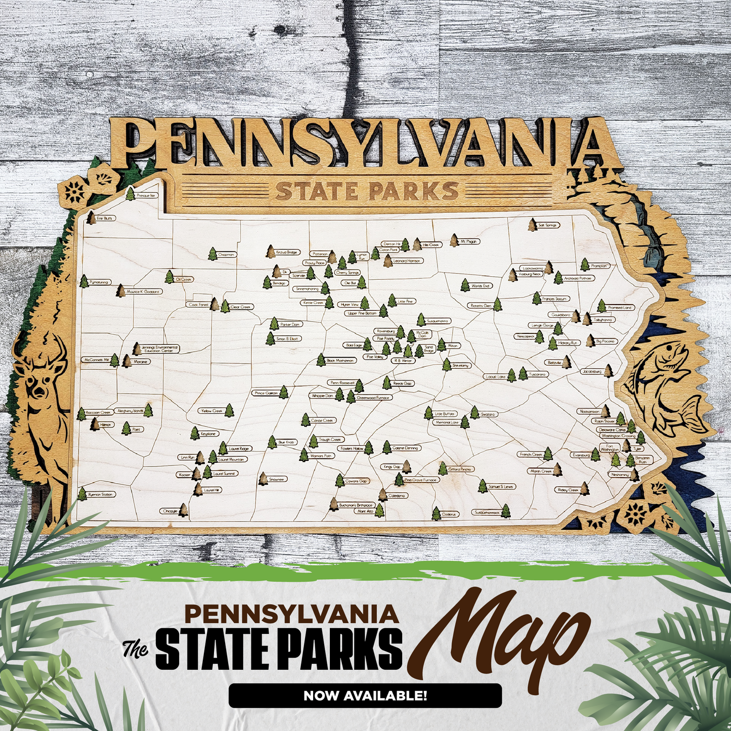 Pennsylvania State Park Map