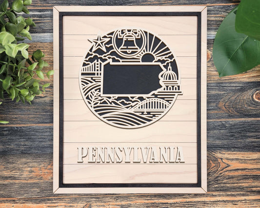 Pennsylvania Heritage Frame Pop Sign