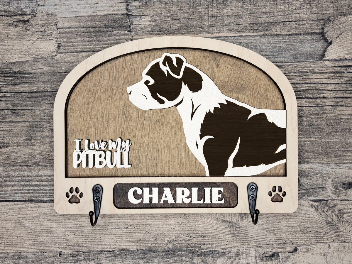 Pitbull Leash Holder (Natural) (86)