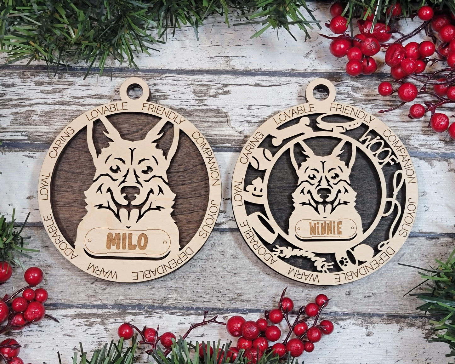 Adorable Dog Ornaments Pack 1