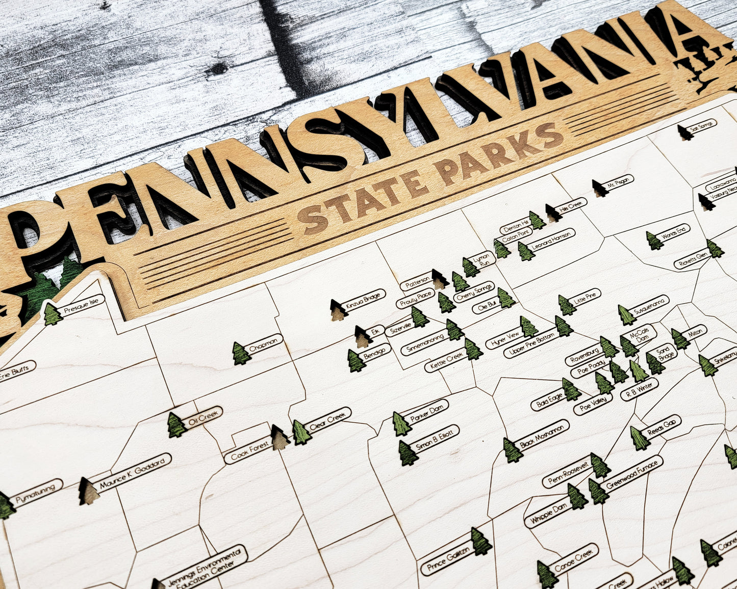 Pennsylvania State Park Map