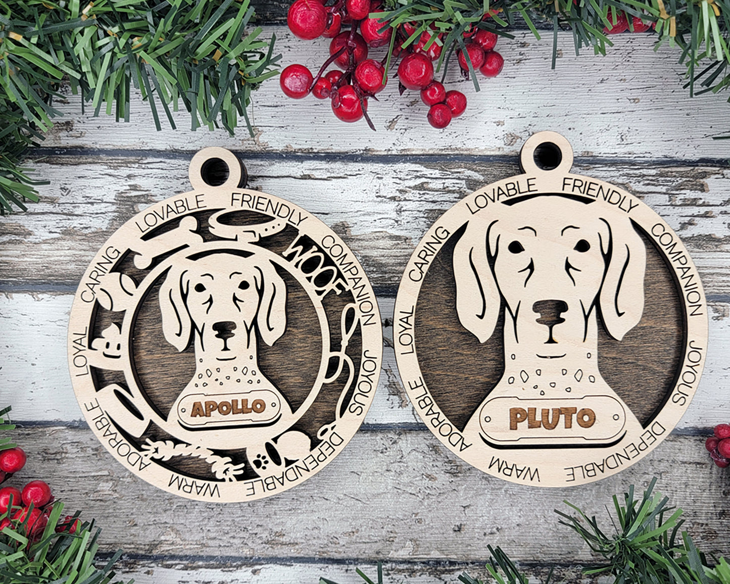 Adorable Dog Ornaments Pack 3