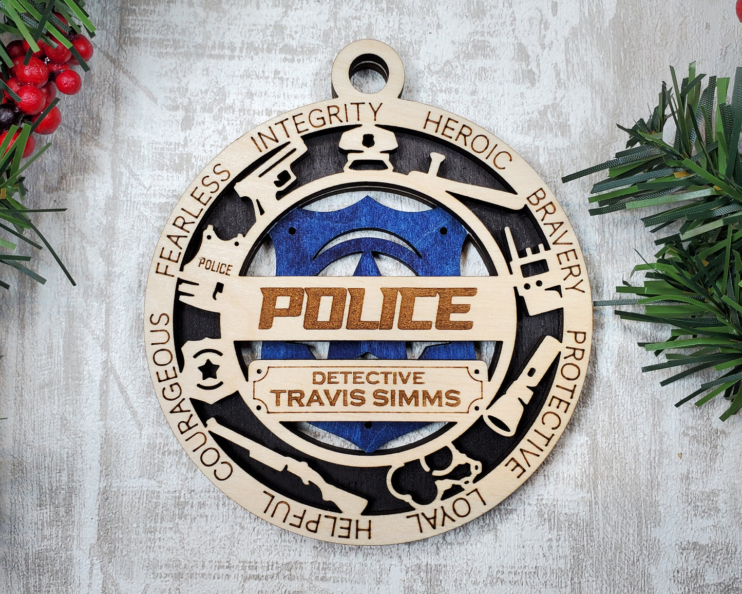 First Responder: Police Ornaments