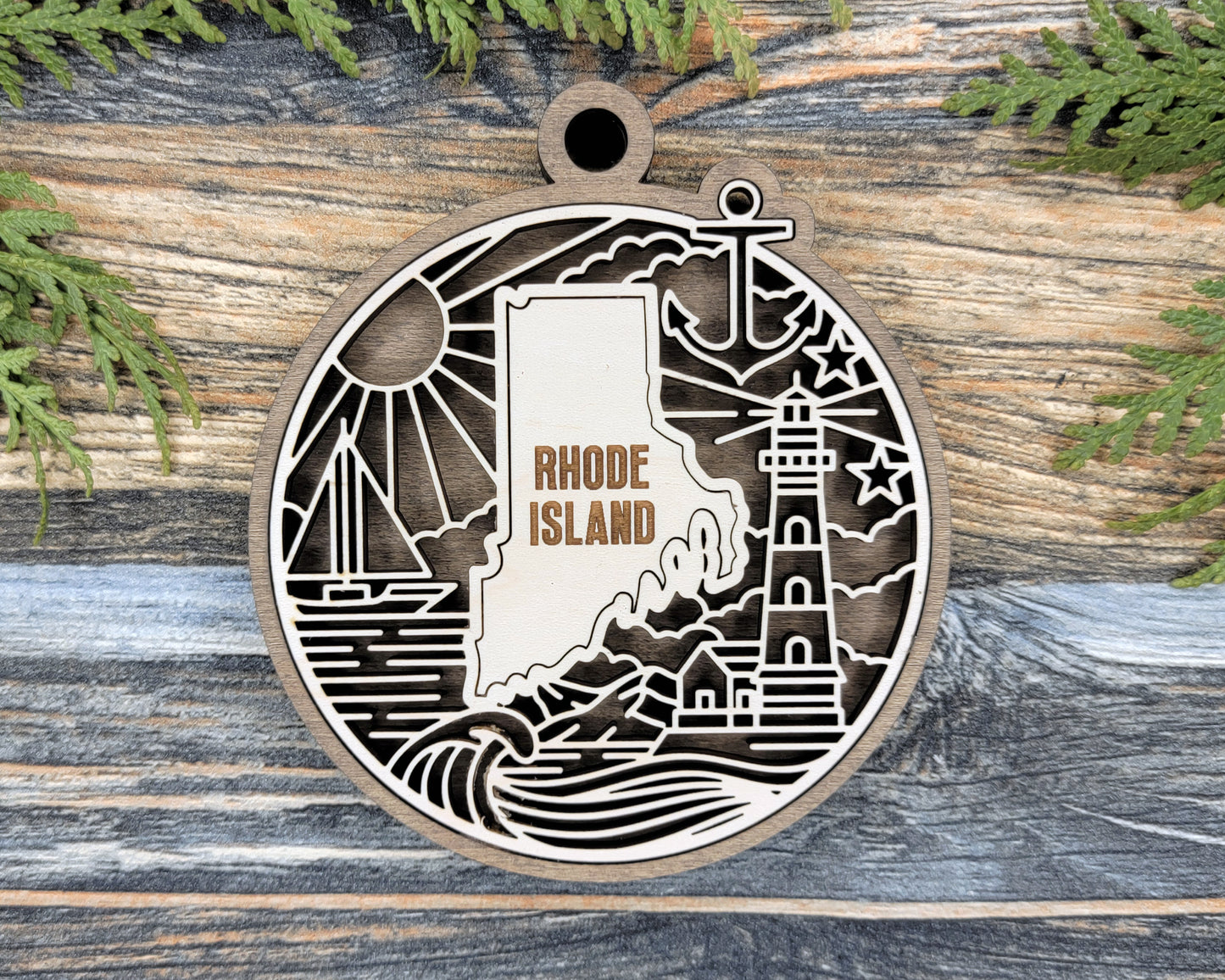 Rhode Island State Heritage Ornament