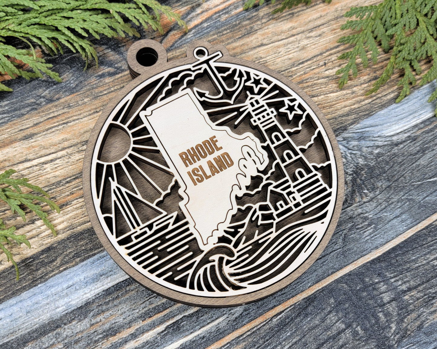 Rhode Island State Heritage Ornament