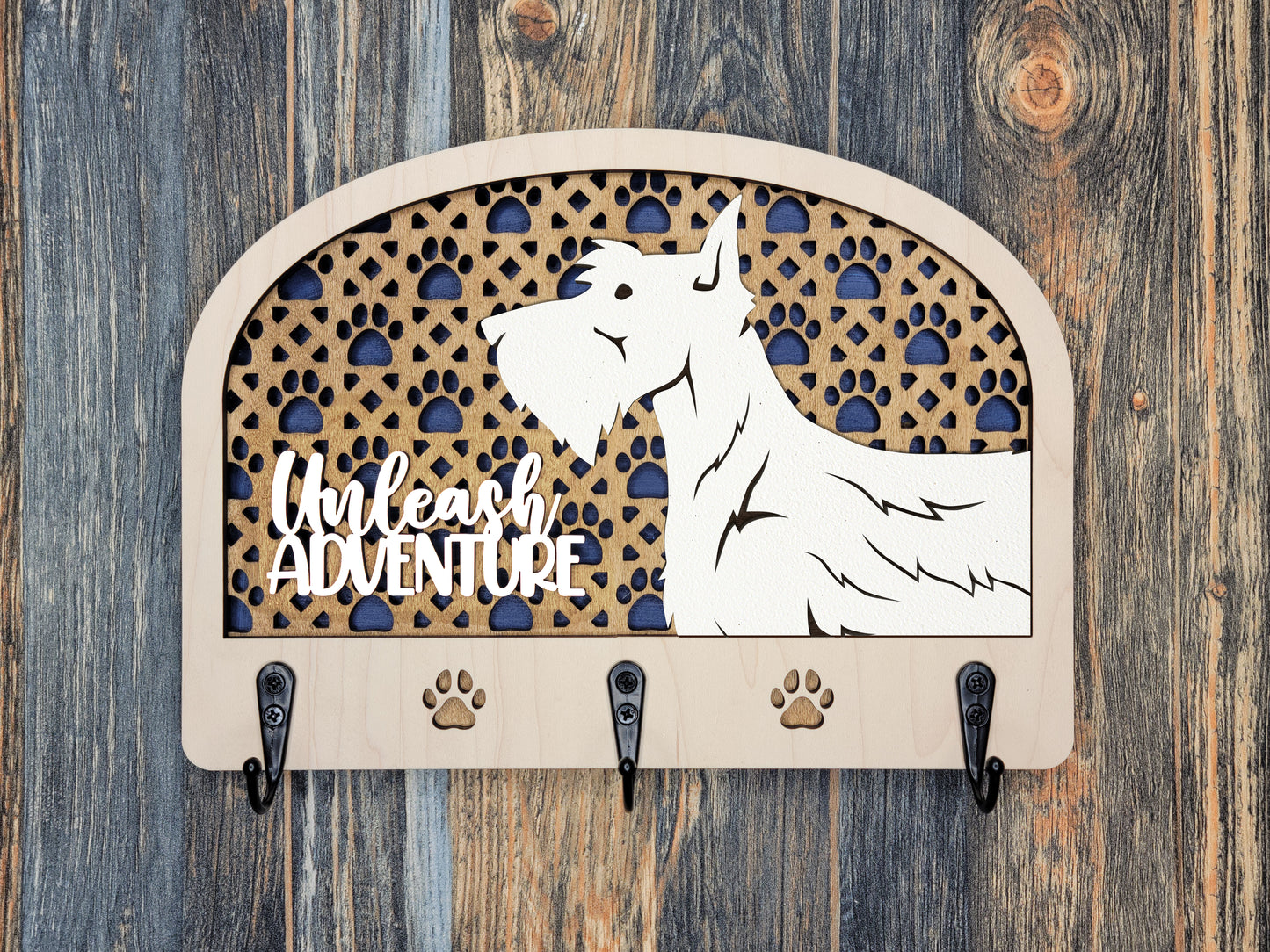 Scottish Terrier Leash Holder