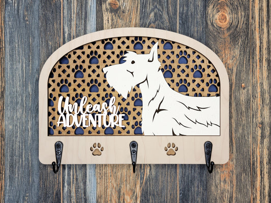 Scottish Terrier Leash Holder