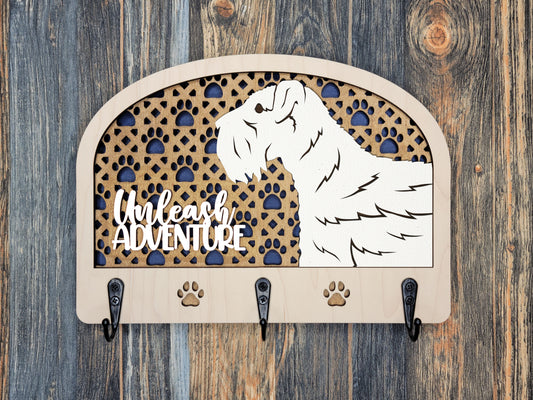 Soft Coated Wheaten Terrier Leash Holder