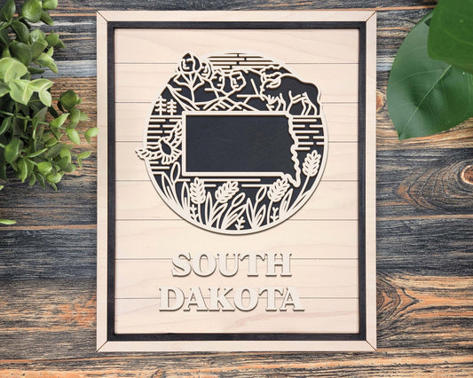 South Dakota Heritage Frame Pop Sign