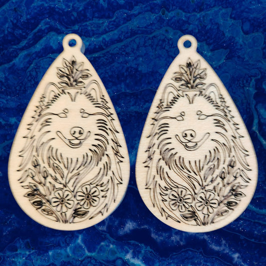 Samoyed Earrings