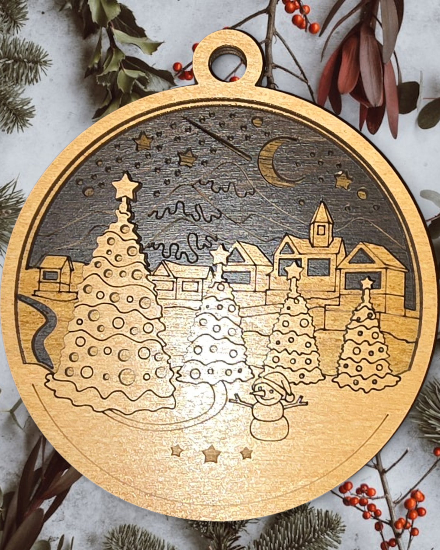 3D Christmas Scene 10 (Customizable)