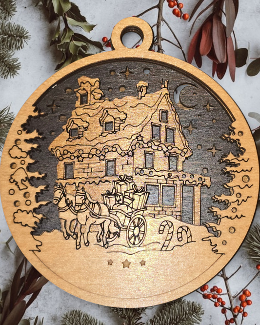 3D Christmas Scene 13 (Customizable)