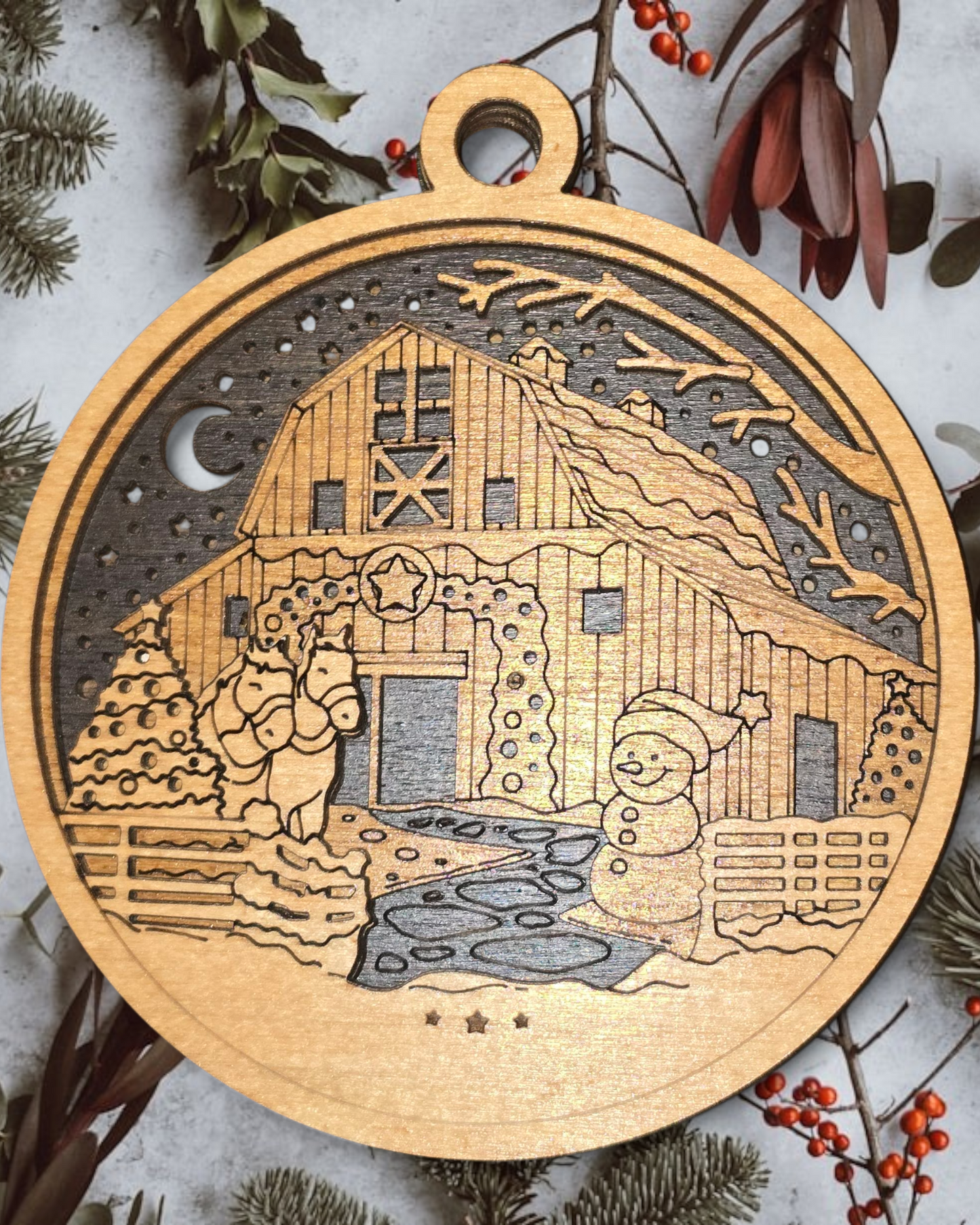 3D Christmas Scene 15 (Customizable)