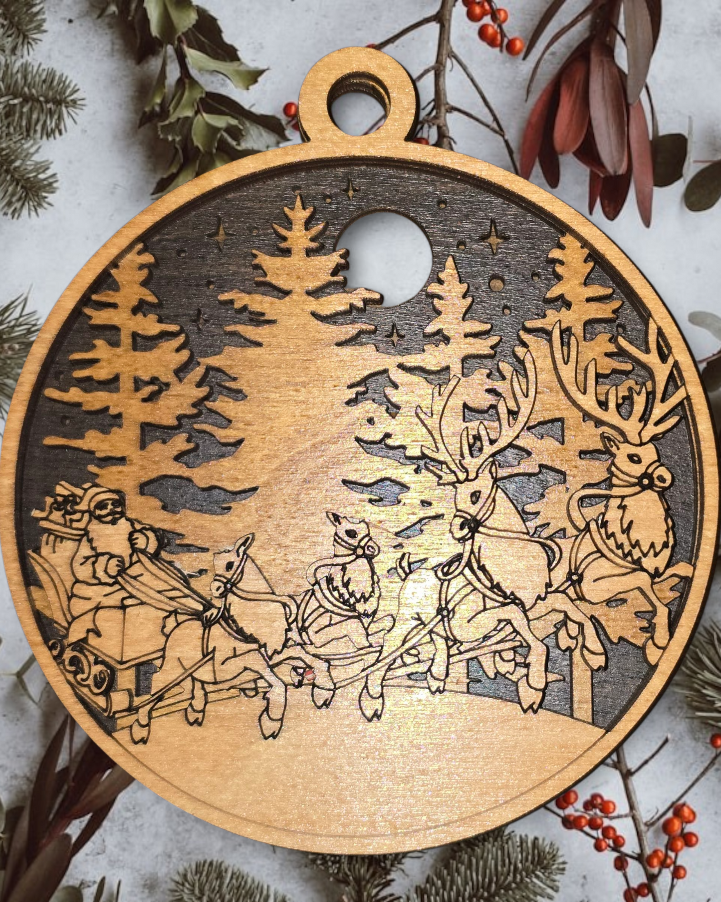 3D Christmas Scene 4 (Customizable)