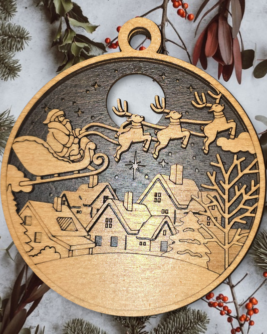 3D Christmas Scene 5 (Customizable)