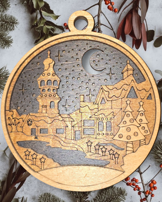 3D Christmas Scene 8 (Customizable)