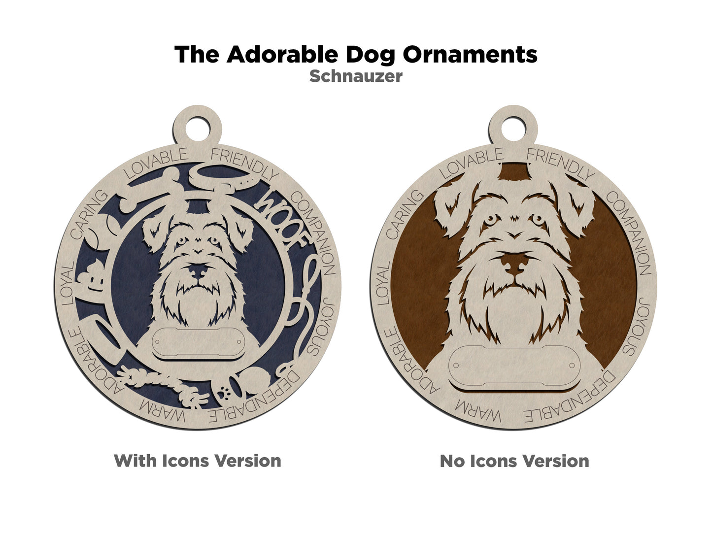 Schnauzer Dog Ornament