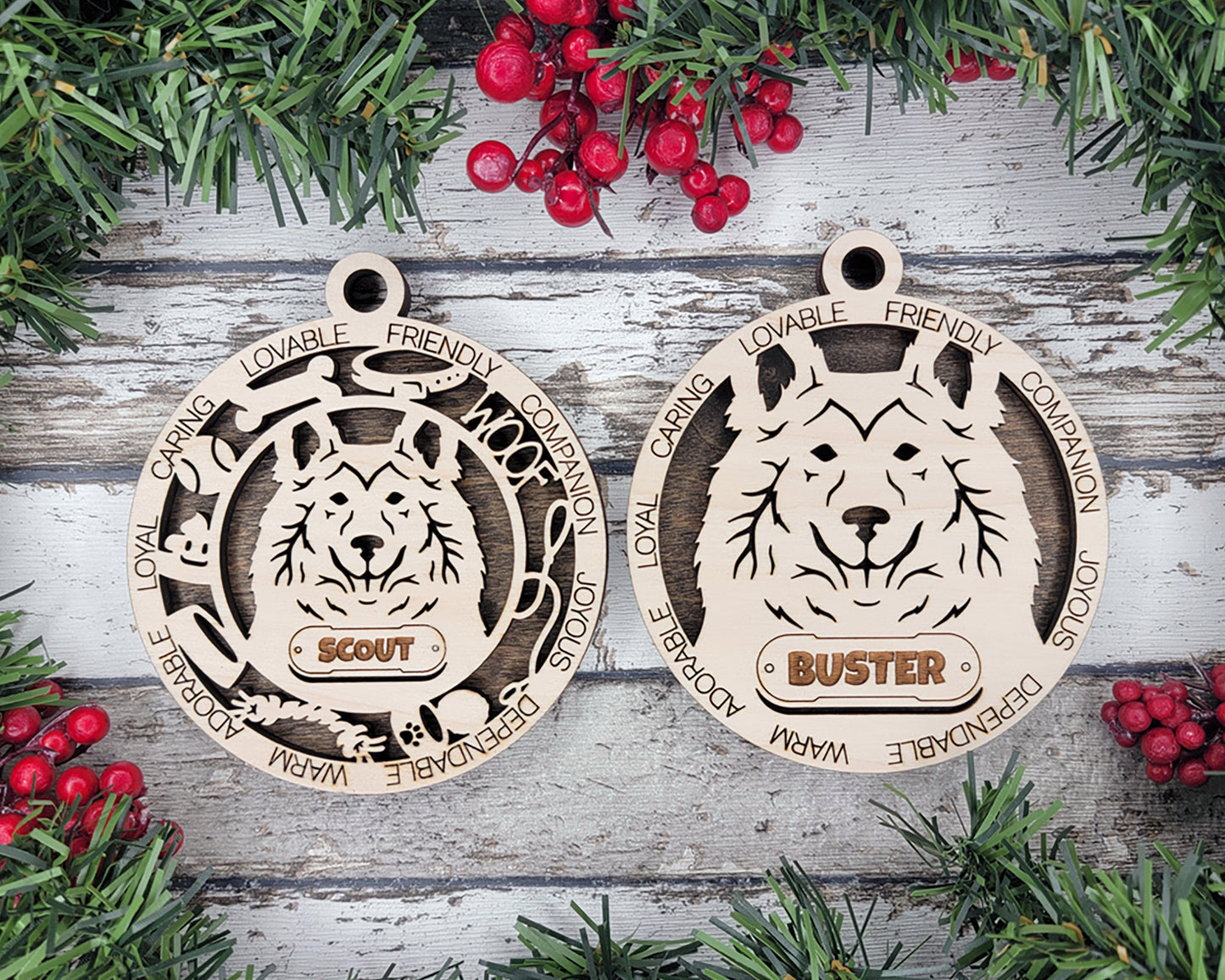 Adorable Dog Ornaments Pack 3