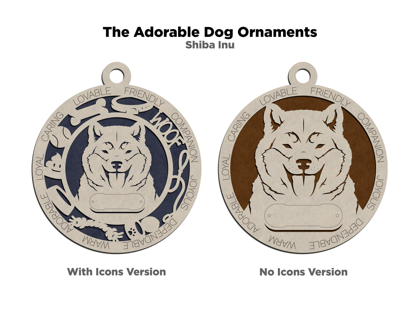 Shiba Inu Dog Ornament