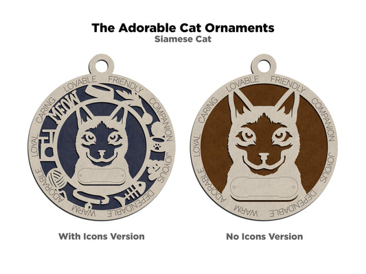 Siamese Cat Ornament