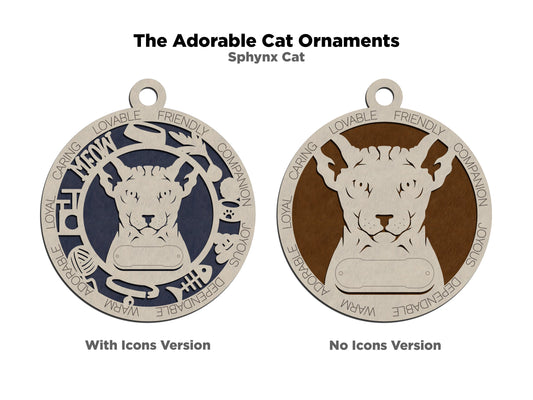 Sphynx Cat Ornament