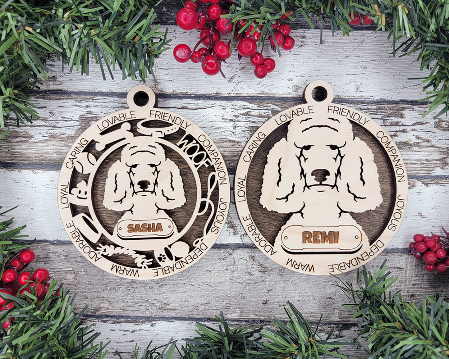 Adorable Dog Ornaments Pack 3