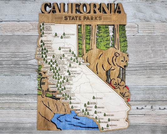 California State Park Map