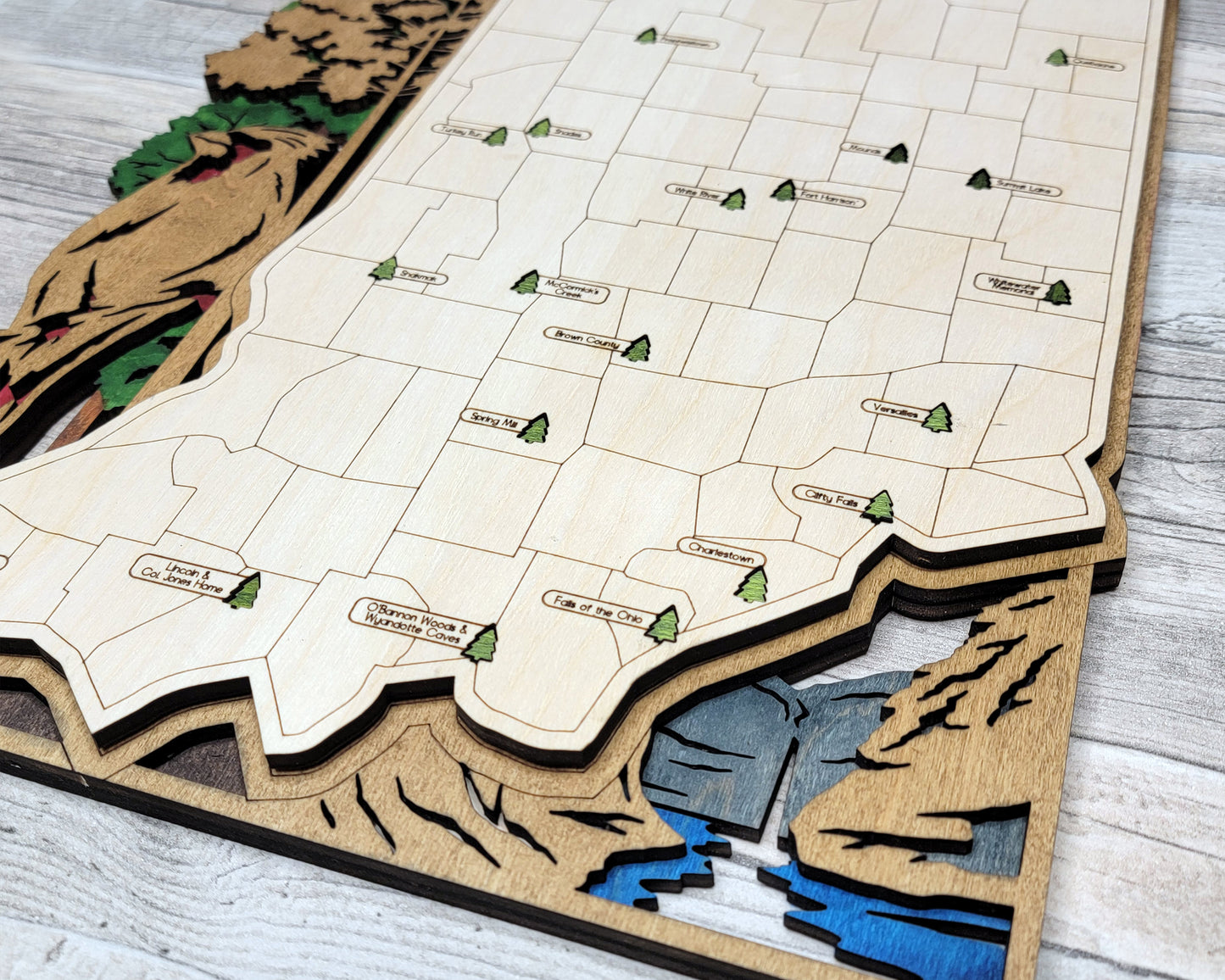 Indiana State Park Map