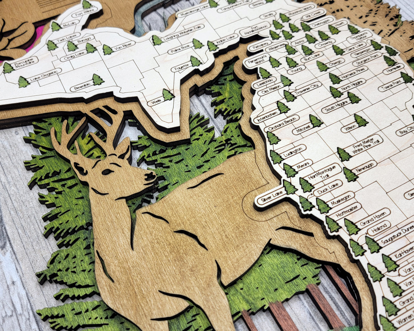 Michigan State Park Map