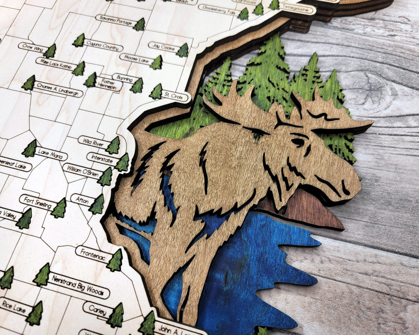 Minnesota State Park Map