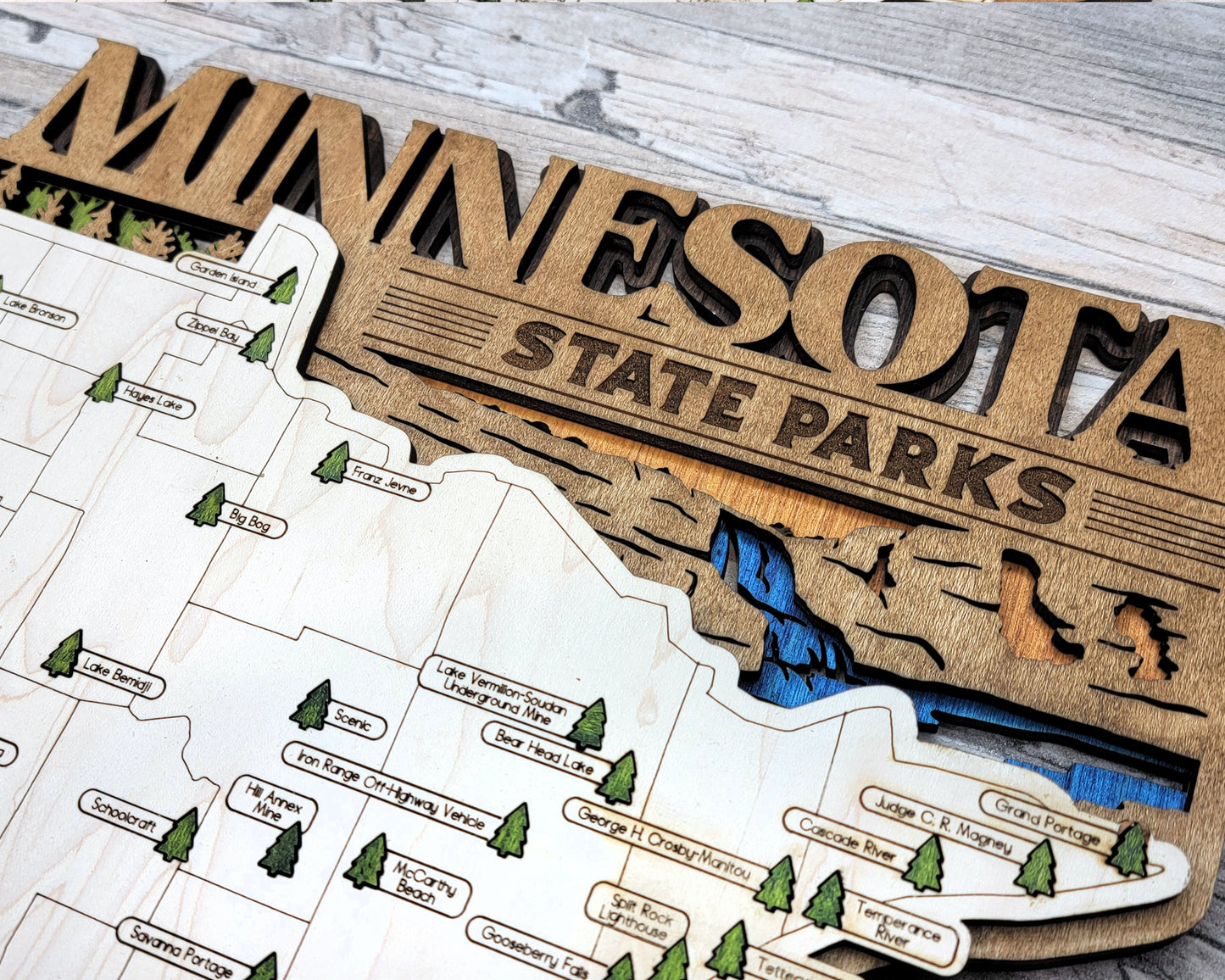 Minnesota State Park Map