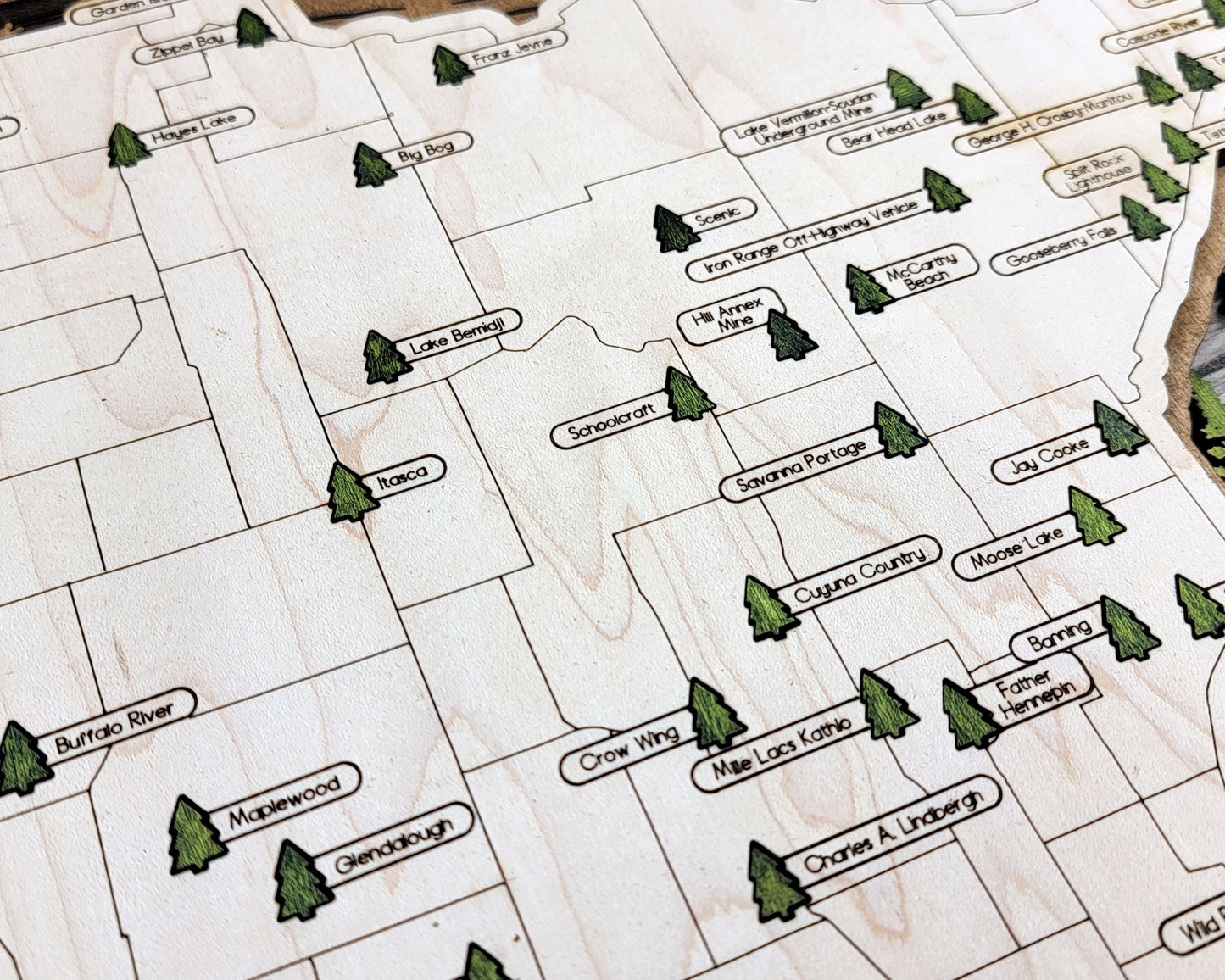 Minnesota State Park Map