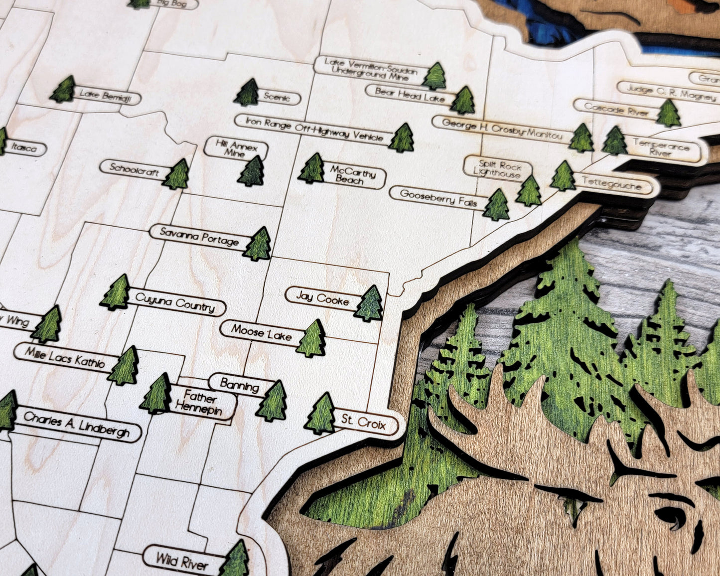 Minnesota State Park Map