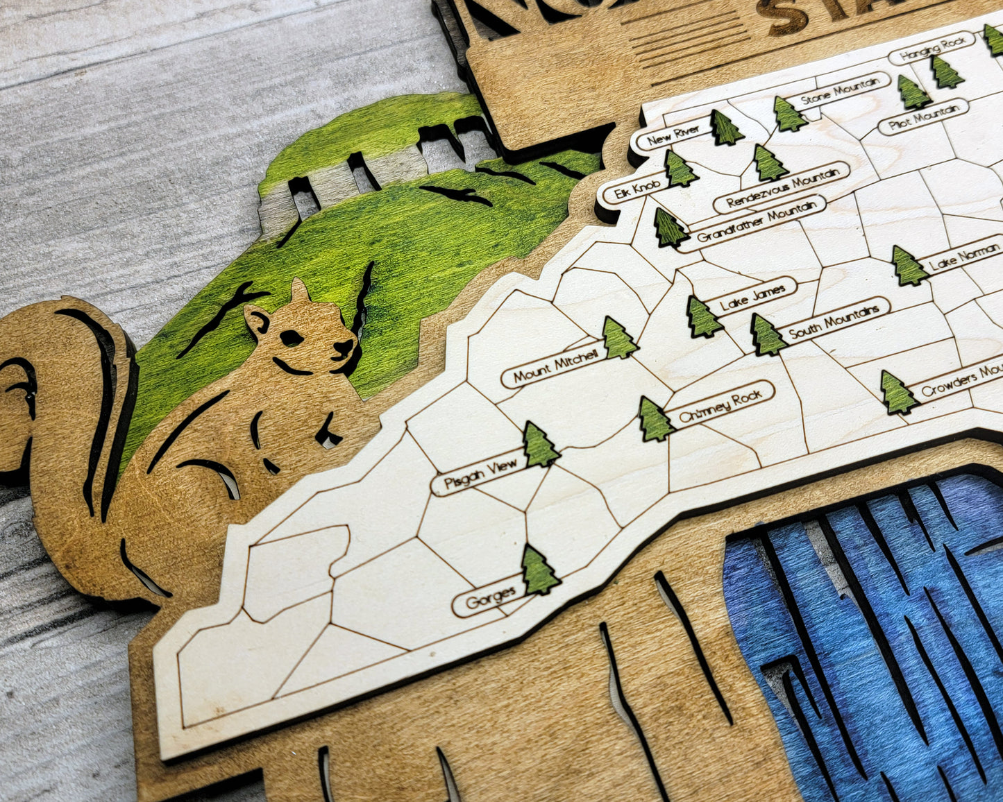 North Carolina State Park Map
